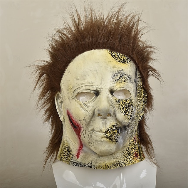  マイケル・マイヤーズ / キラー ハロウィン マスク / フルヘッド ハロウィーン 怖いコスチューム 成人 男性用 ハロウィーン / カーニバル 性能 パーティー 簡単なハロウィンコスチューム ドレスアップ