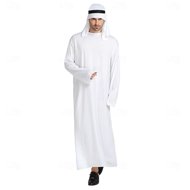 Arabian Princess Arabian Prince Halloween Dress Cosplay Costume Halloween Props Carnival Costume Cosplay Adults' Men's Mardi Gras Performance Party Halloween Easy Halloween Costumes Dress Up 6
