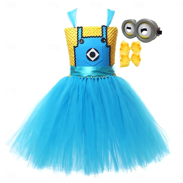 minion birthday dress Minions dress for girl, minion costume, minion birthday party, girls minion inspired dress, despicable me inspired dress, minion baby outfit