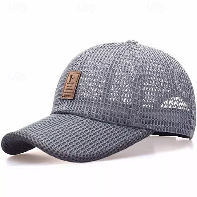  Basebollkeps Solhatt Visir Solskyddskräm Andningsfunktion Sommar Nät Herr Fiske Aktivitet