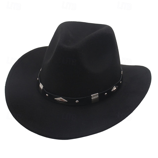 Cowboy Hat for Women Men Western Hat Straw Beach Sun  display picture 1