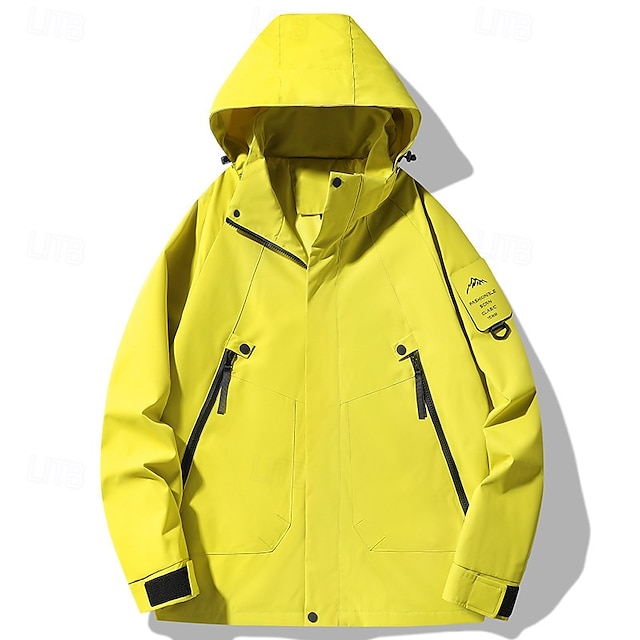  Miesten Softshell-takki Vaellustakki ulko- Tuulenkestävä Tuulitakki takki Matkailu Musta Valkoinen Armeijan vihreä Purppura Vihreä