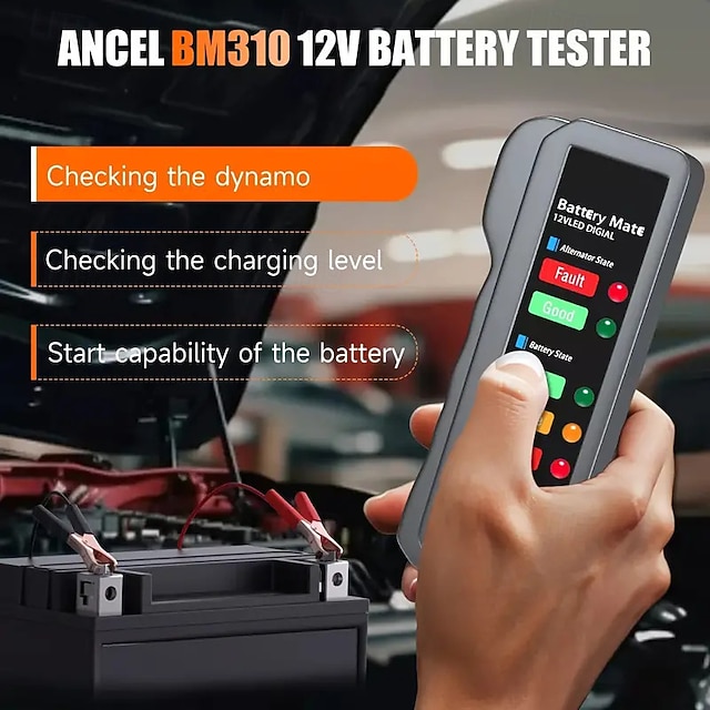  Automobile 12V Battery Tester Motorcycle Battery Tester