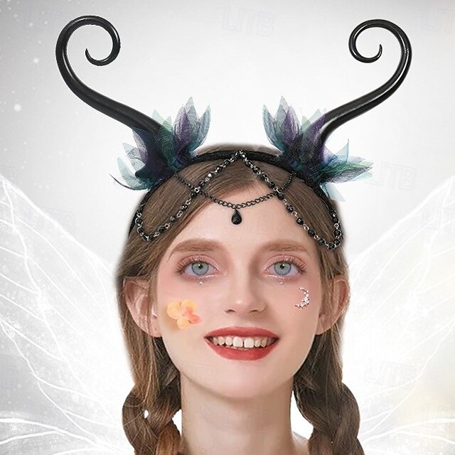 Elf Halloween Costume Headband Scary Costume Adults' Women's Halloween Carnival Easy Halloween Costumes Dress Up 6