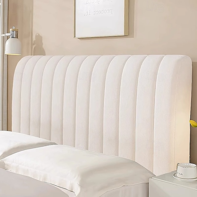  sametová postel potah čela pro full queen cal king size, prošívaná postel čela slipcover zahušťovací prachotěsný chránič čela polstrování