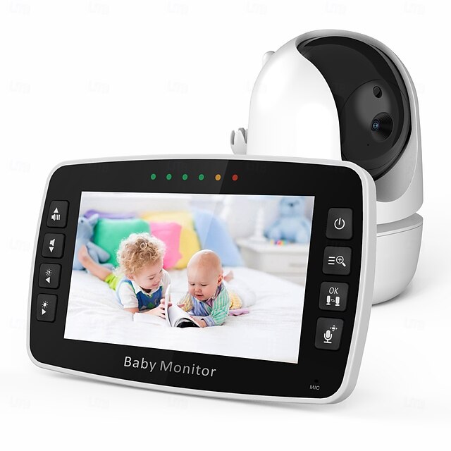  4.3 Inch Video Baby Monitor With Camera PTZ Zoom Babyphone Cam Security Protection Surveillance Cameras
