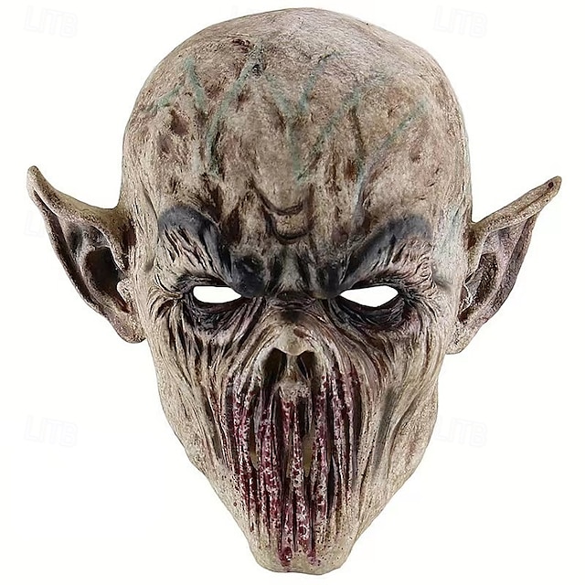  Maschera Diavolo Demone Accessori di Halloween Adulti Uomini Donne Costume Spaventoso Facile per la Notte di Walpurgis