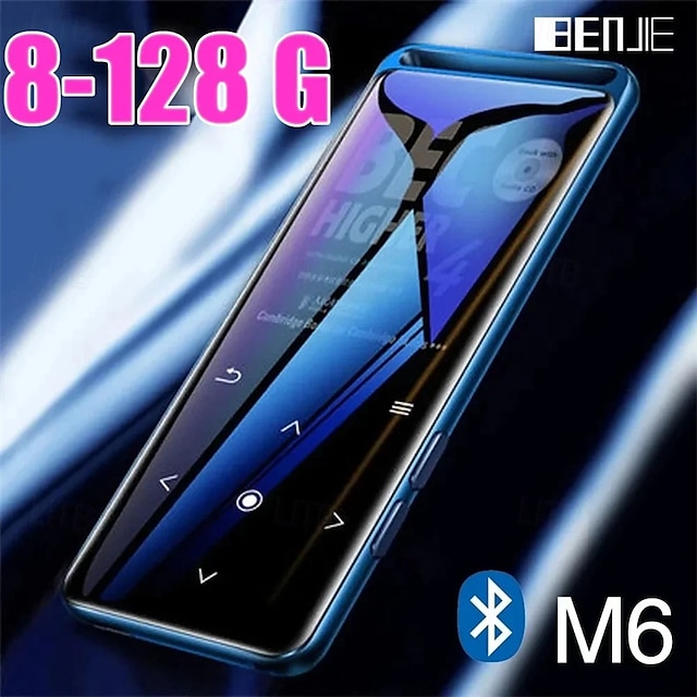  bluetooth 5.0 lossless mp3 player hifi áudio portátil walkman rádio fm ebook gravador de voz mp3 music playere