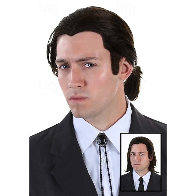  Pulp Fiction Vincent Vega -peruukki Halloween-kosplay-juhlaperuukit