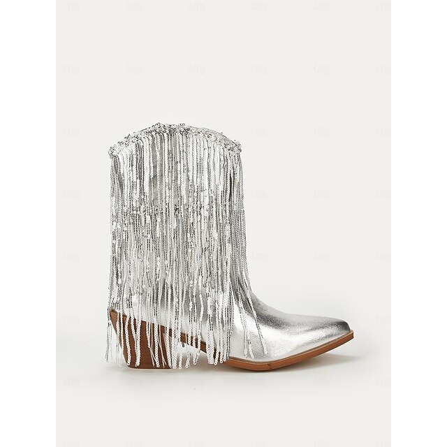 bottines métallisées femme