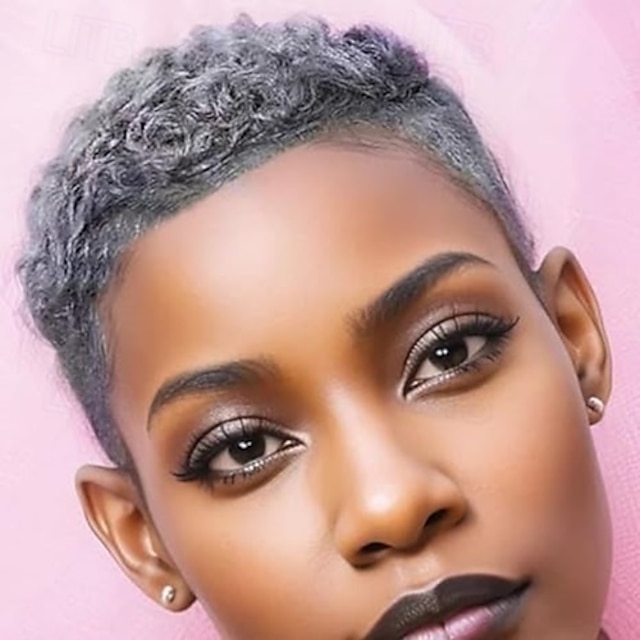  Parrucca Sintetica Riccio Con Frangia Parrucca Biondo Borgogna Corto Ramato Borgogna Grigio Verde Biondo Capelli Sintetici Per donna Cosplay Morbido Festa Biondo Verde Borgogna