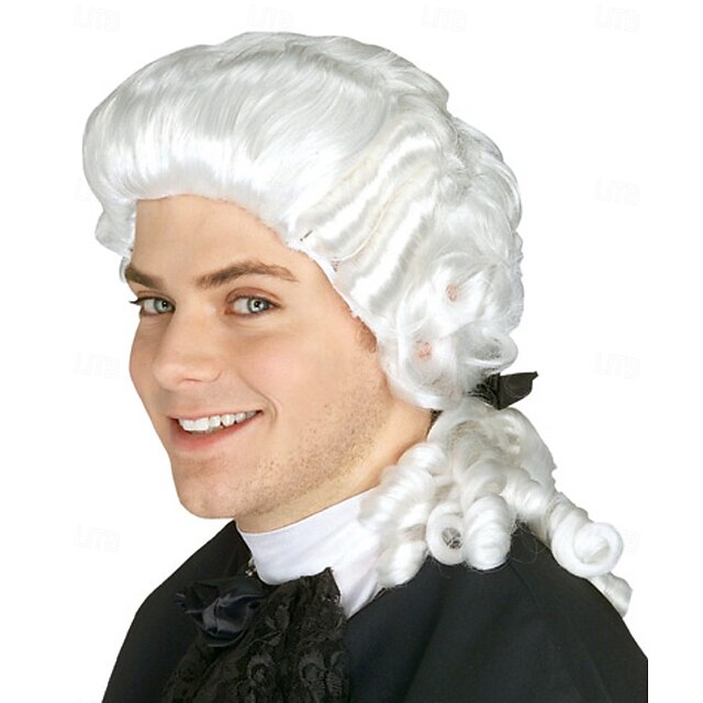 Men's Rococo Wig Carnival Cosplay Party Wigs2