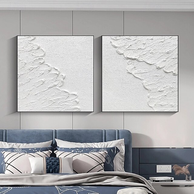  handgemachtes 3D-Ölgemälde auf Leinwand, groß, handgemalt, abstrakt, strukturiert, mit Palettenmesser, Boho-Ölgemälde, Wandkunst, individuelles zeitgenössisches minimalistisches Kunstwerk für