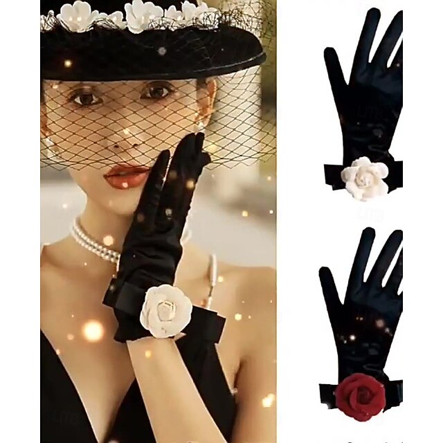  Elegant 1950s Gloves Bridal Women's Halloween Carnival Wedding Party Evening Wear Prom Adults' Gloves