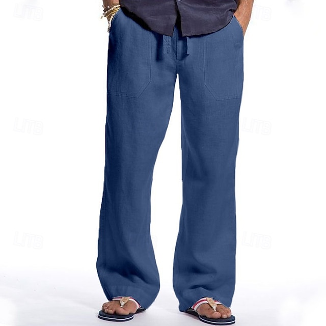 Men's Jeans Trousers Denim Pants Pocket Plain Comfort Breathable Outdoor Daily Going out