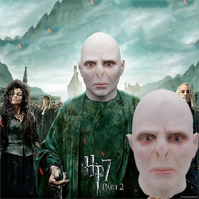  Lord Voldemort Mask Halloween Props Adults' Men's Women's Funny Scary Costume Halloween Carnival Easy Carnival Costume