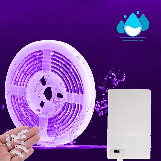  striscia di luce nera USB ad altissima luminosità uv dc5v 390nm-400nm 1-5m smd 5050 60leds ip67 striscia di luce a led ultra luminosa impermeabile adatta per feste da ballo fluorescenti illuminazione