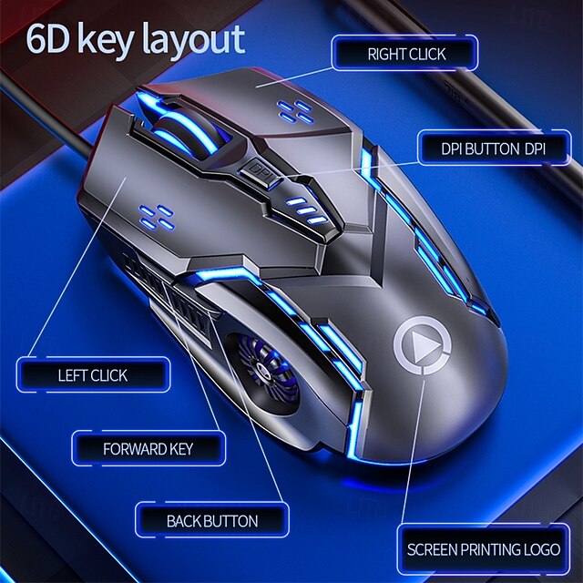 Topiky Mouse da gioco cablato, Programmazione macro USB