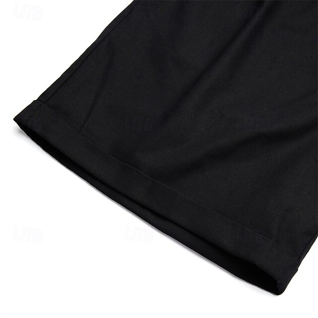 Manors Lightweight Pleated Shorts - Black main image 1