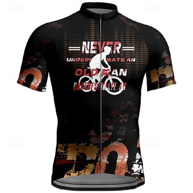 Maillot VTT X-TIGER Manches Courtes – Respirant, Séchage Rapide, Col V