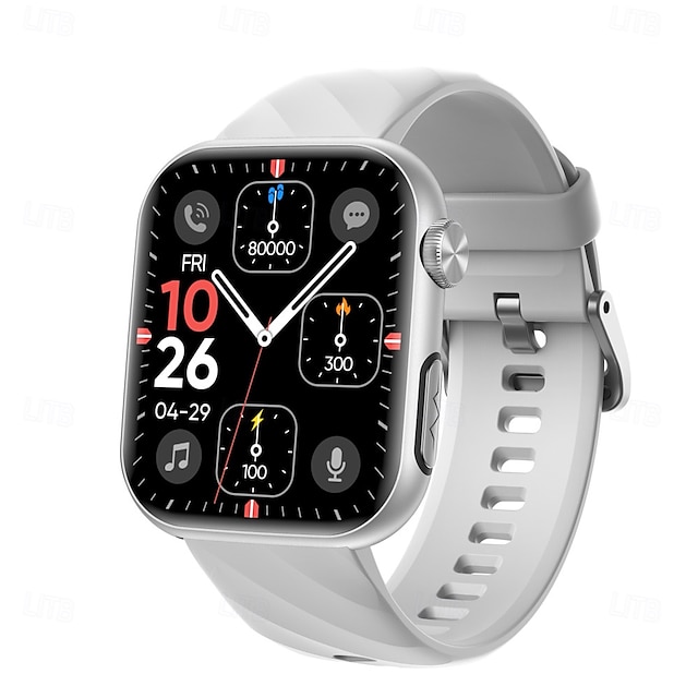  696 MT500 Orologio intelligente 1.97 pollice Intelligente Bracciale Bluetooth ECG + PPG Monitoraggio della temperatura Pedometro Compatibile con Android iOS Da uomo Chiamate in vivavoce Promemoria di