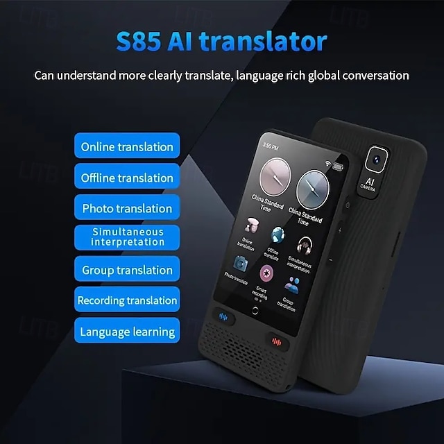  Appareil de traduction de langue La traduction vocale bidirectionnelle en temps réel prend en charge 138 langues Traducteur de photos hors ligne et enregistrées précis avec écran tactile HD de 3,54
