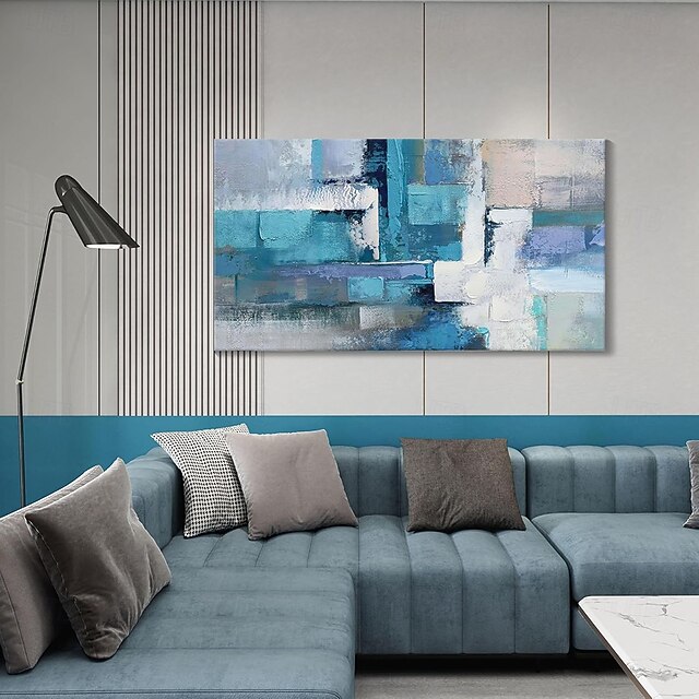  handgjord oljemålning canvas väggdekoration modern abstrakt textur för vardagsrum heminredning rullad ramlös osträckt målning