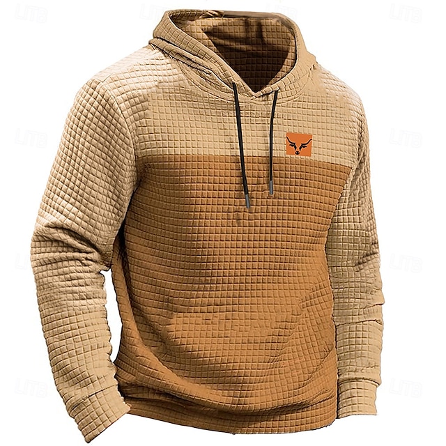  Halloween Hombre Calabaza manos Sudadera Sudaderas Sudadera con capucha de gofres Vacaciones Moda Manga Larga Con Capucha Vacaciones Víspera de Todos los Santos Azul Piscina Verde Trébol Bolsillo