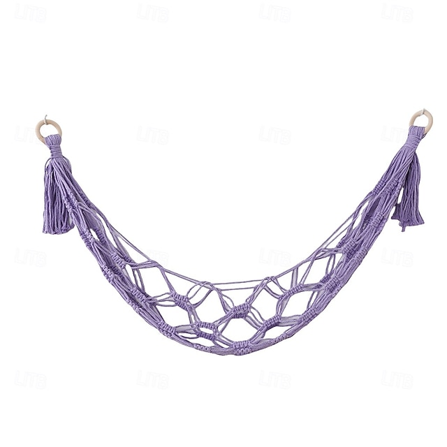  Cuddly Hammock Toy Hammock Organize Stuffed Animals and Children's Toys  Bohemian Tapestry Wall Storage Bag for Nursery Bedroom  Playroom