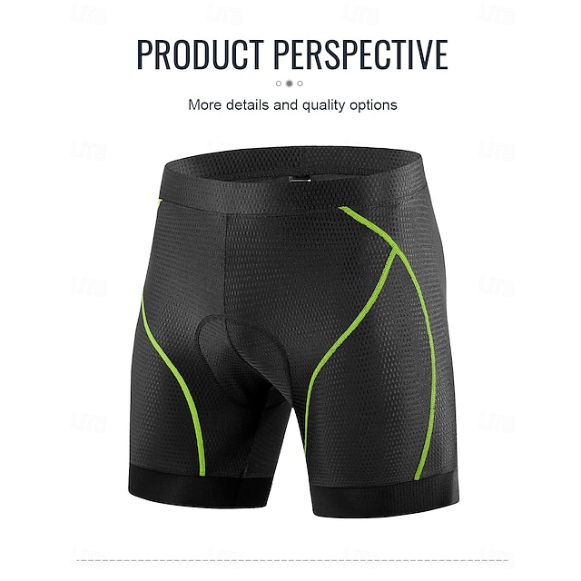  Bărbați Pantaloni de ciclism Pantaloni scurți de ciclism Pantaloni Scurți cu Burete Bicicletă Pantaloni scurți Pantaloni Potrivit pt Curse Sport Uscare Rapidă Respirabil Negru Negru / Roșu