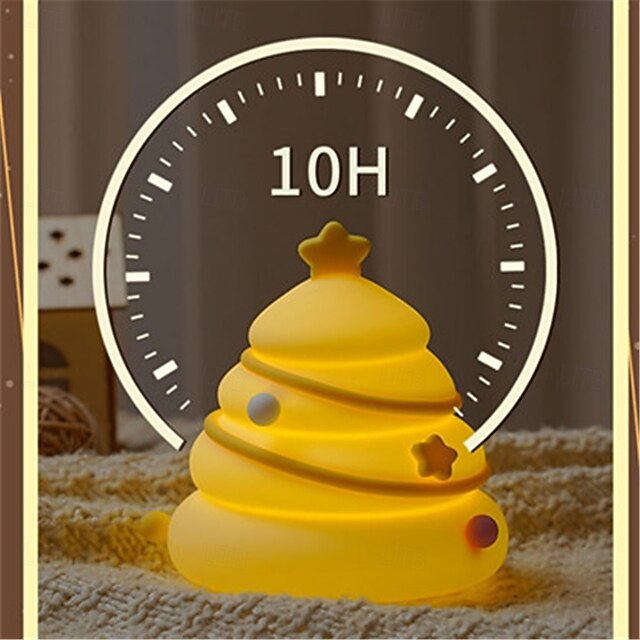 Christmas Silicone Night Light, Cute Panda & Flat Duck Lamp