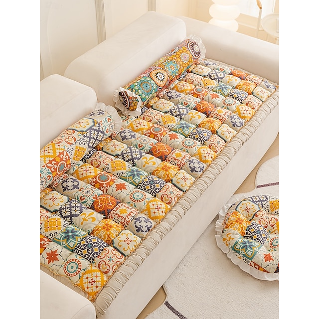 Housse de canapé Géométrique Imprimé Polyester / Polyester / Coton Literie