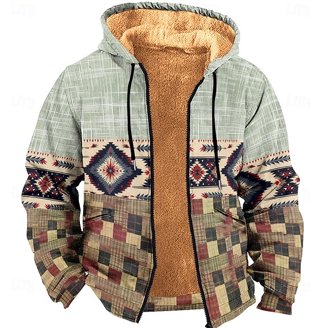 Men's Hoodie Hoodies Sweatshirt Gray&White Fall / Winter Designer2