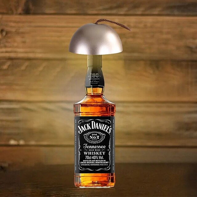 Wireless Bottle Lamp, 3 Color USB Rechargeable Wine Bottle Lights,Touch