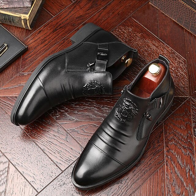 Luxury Mens Ankle Boots with Zip Detail main image 0