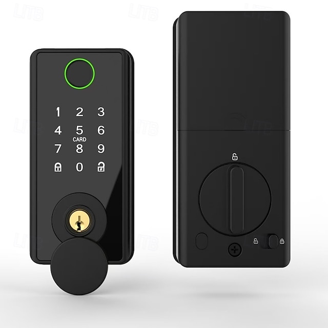  serratura con password per impronte digitali per porta in legno serratura elettronica intelligente serratura per porta completamente automatica per uso domestico