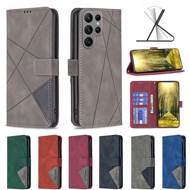  telefone Capinha Para S24 Ultra S24 Plus S24 S24 FE S23 S22 S21 S20 Plus Ultra A55 A35 A25 A15 5G A54 A34 A14 A72 A52 A32 A22 A12 A71 A51 A31 S10 Lite Capa para Cartão Wallet Com Suporte Slot para