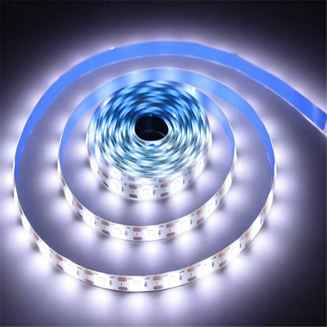  5 meter dimbare led-lichtstrip met infraroodsensor voor het menselijk lichaam, USB-aangedreven 5V zacht nachtlampje voor kledingkast, kast, automatische decoratieve strip, VS/EU/UK/AU 1 st.