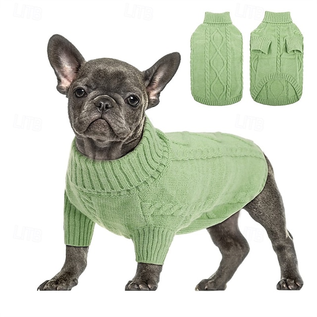  Hund Pullover Jumper Mode Winter Warm Mode Bequem Outdoor Alltagskleidung Hausbekleidung Hundebekleidung for Klein Mittelgroß