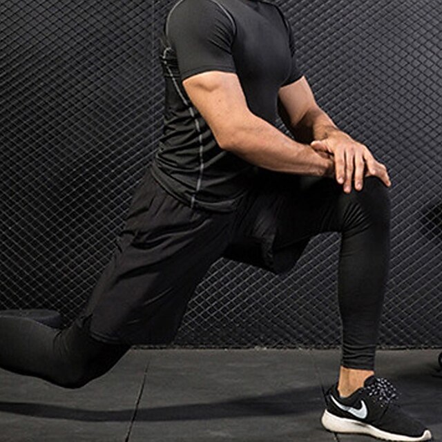 Men's Running Shorts Gym Shorts Workout Shorts Pocket Elastic Waistband