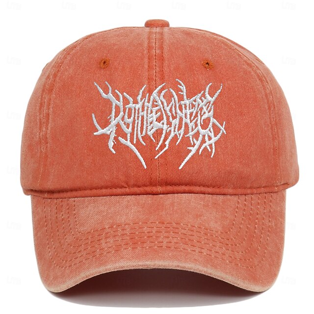  Herr Basebollkeps Solhatt Trucker Hat Svart Purpur Bomull Justerbara Tvättad Mode Dagliga kläder Festival Grafisk Mönster Ledigt / vardag