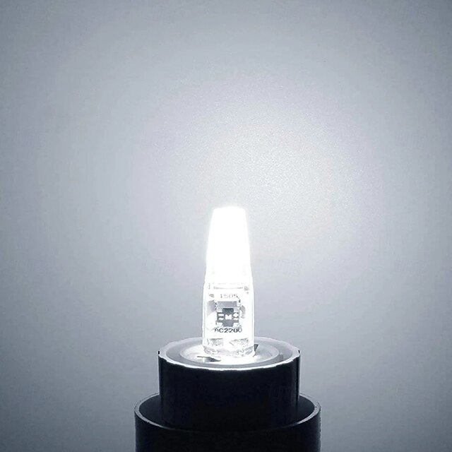  10 st led g4 bi-pin lampor 2w glödlampor högeffektivt ljus, inget flimmer för kristallkrona, pendel, kök, arbetsrum, toalett