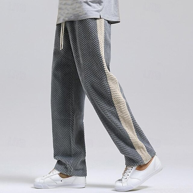 Men's Fleece Pants Sweatpants Joggers Corduroy Pants Trousers