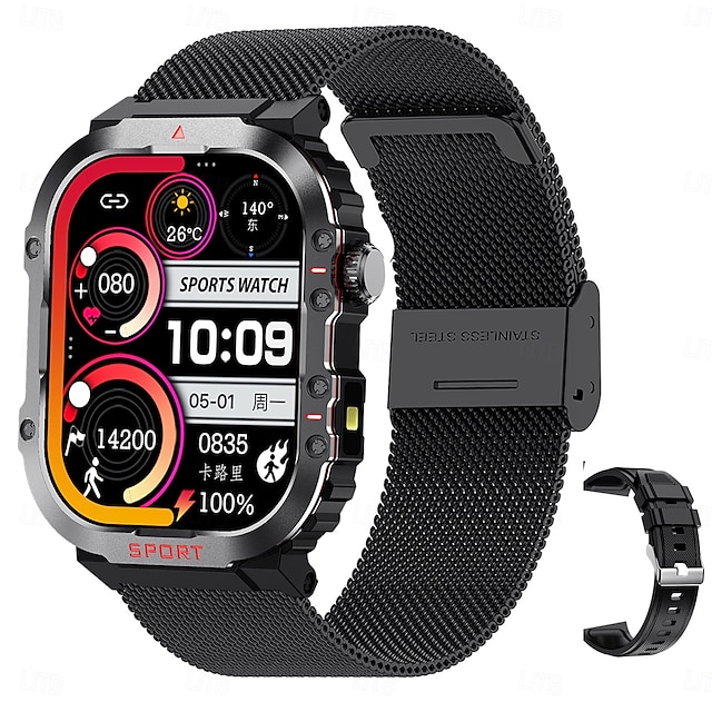  iMosi G45 Smart Watch 1.81 inch Smartur Bluetooth Skridtæller Samtalepåmindelse Sleeptracker Kompatibel med Android iOS Herre Handsfree opkald Vandtæt Mediakontrol IP 67 41mm urkasse