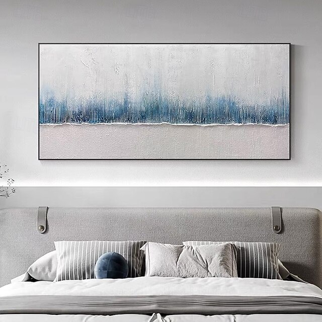 Large Abstract Painting On Canvas Hand painted Beige Painting Gold