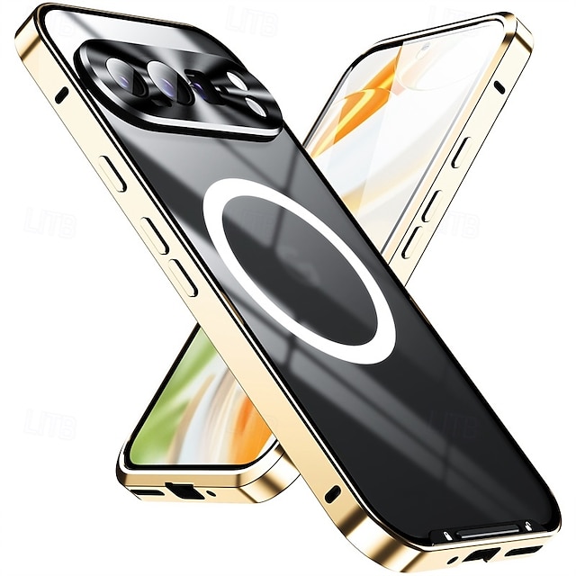  telefono Custodia Per Google Pixel 9 Pro Pixel 9 Pro XL Pixel 8 Pro Pixel 8 Pixel 9 Pixel 7 Pixel 7 Pro Custodia ad adsorbimento magnetico Con Magsafe Transparente Protezione per obiettivo della
