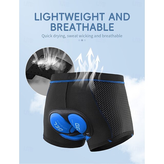 Men's Cycling Shorts Bike Padded Shorts / Chamois MTB Shorts Race Fit