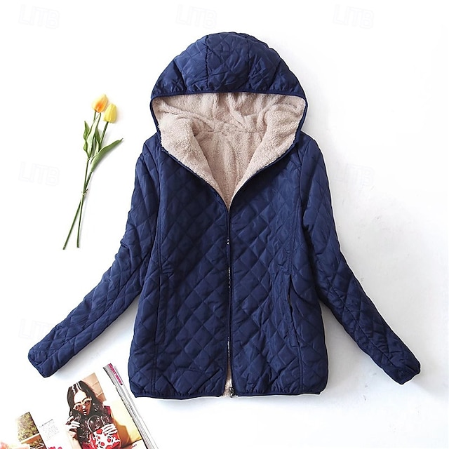  Mujer Chaqueta de lana para senderismo Vellón Invierno Al aire libre Templado Suave Cómodo Chaquetas de Lana Cremallera completa Camping / Senderismo / Espeleología Viaje Deportes de Invierno Gris