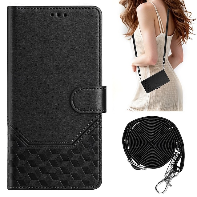  telefon Maska Pentru Samsung Galaxy S24 Ultra Plus S23 S22 S21 S20 Ultra Plus FE A55 A35 A25 A15 5G A73 A53 A33 A23 A13 S25 Ultra Portofel Card Magnetic cu Lanyard cu curea de mână Retro TPU PU piele