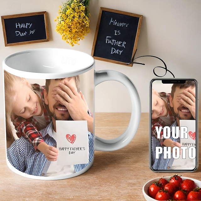 Mug personnalisé - Photo - image - Texte - Tissus Print